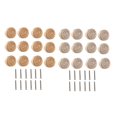 thumbnail image 7 of Pack of 12 Wood Drawer Knob Furniture Hardware Set Wood Furniture Handles Round Wood Pull Knob Artistic Furniture Pull, 7 of 7