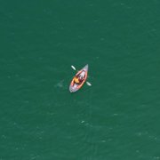 Aqua Marina TOURING KAYAK - MEMBA 1010 - Inflatable KAYAK Package, including Carry Bag, Paddle, Fin, Pump