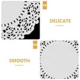 thumbnail image 6 of MERRYHAPY Versatile White Lace Paper Doilies for Baking and Fried Foods, 6 of 8