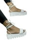 thumbnail image 4 of Nuevas sandalias de plataforma con tiras y punta abierta para la playa, zapatos de mujer Wmkox8yii shjk3874, 4 of 4