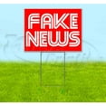 thumbnail image 1 of Fake News (18" x 24") Yard Sign, Includes Metal Step Stake, 1 of 6