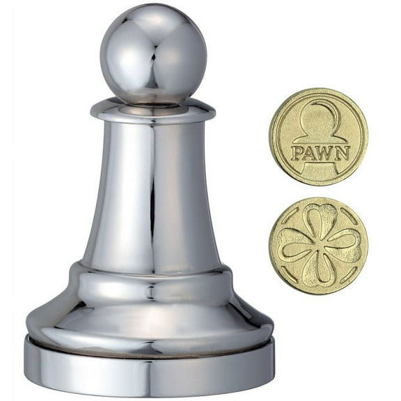 Cast Chess Pawn Silver - Hanayama Metal Puzzle