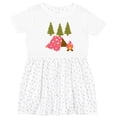 thumbnail image 3 of Inktastic Summer Camp Girls Camping Girls Toddler Dress, 3 of 5