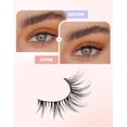 thumbnail image 5 of Half Lashes Natural Corner Eyelashes Wispy Natural Look Clear Band 3/4 Lashes Half-01, 5 of 13