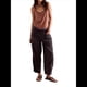 thumbnail image 1 of Pantalones Vaqueros Holgados de Tiro Bajo para Mujer, Informales, con Cintura Elástica y Bolsillos. Negro XXL, 1 of 8