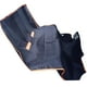 thumbnail image 1 of Almohadilla para mascota de coche, tela Oxford, antisuciedad, impermeable, funda para asiento trasero de perro para viaje, negro con borde naranja, 1 of 5