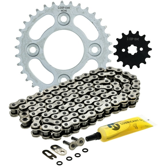 Niche Sprocket Chain Set for Honda Monkey 125 15/34 Tooth 420 O-Ring Front Rear MK1013200