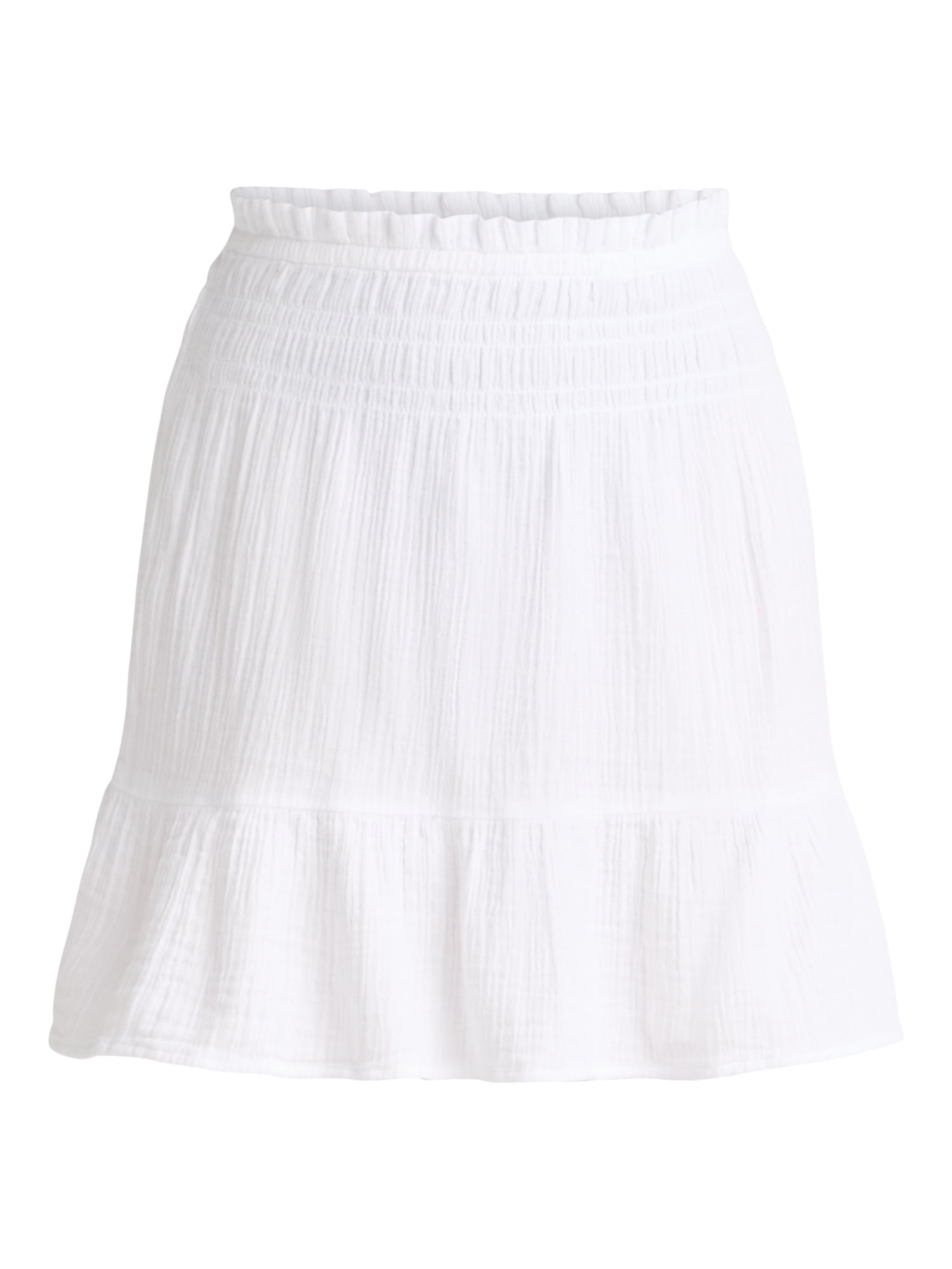 Time and Tru Women's Double Cloth Skirt, Sizes XS-XXXL