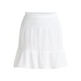 thumbnail image 5 of Time and Tru Women's Double Cloth Skirt, Sizes XS-XXXL, 5 of 5