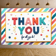 thumbnail image 7 of Colorful Theme Appreciation Banner Decorative Design Thank You Banner Celebration Prop for Employee Recognition Indoor Decoration Event Celebration, 7 of 7