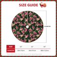 thumbnail image 2 of Fotbe Rose Flowers Pattern Christmas Tree Skirt, Tree Skirts Plush Christmas Decorations, Christmas Tree Skirts Xmas Decorations Holiday Party Decor-36", 2 of 6