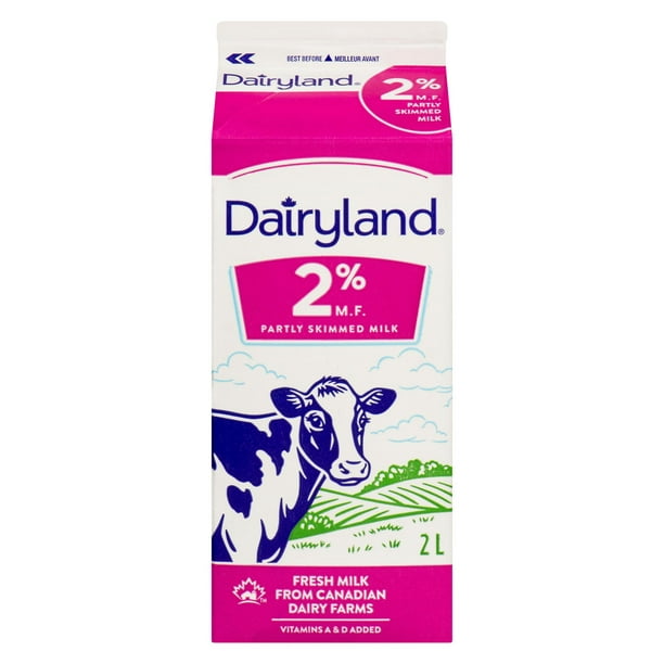 Dairyland 2 % M.G. Lait, carton 2L