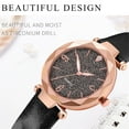 thumbnail image 3 of Watches Quartz Womens Watches Leather Band Watch Stainless Steel Women's Watches Leather Band Dial Casual Watch Band Metal Bracele Watch Wrist Watch Bands for Women Women's Watch Bands Wom, 3 of 7