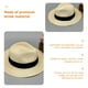 thumbnail image 4 of KAKOWELY Sombrero de playa para mujer, sombrero de paja de ala ancha, sombrero de playa para el sol, sombrero de verano para mujer, 4 of 4