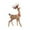 B, variant on Moocorvic Lighted Christmas Deer, Glittering Deer With Strip Lights For Outdoor Patio Decoration, Artificial Pre-lit Christmas Decorative Deer LED Lights