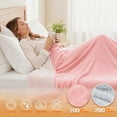 thumbnail image 6 of Electric Heated Blanket Throw Size 50''x60''-Control Heating Blanket, Soft & Warm Flannel 10-Level Temperature Control, 8 Hours Auto Off, Rapid Heating & Overheat Protection, 6 of 14