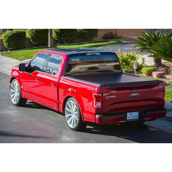 Fits 2019-2021 Ford Ranger Pace Edwards Tonneau Cover FMFA30A61 Jackrabbit Full Metal; Manual Retractable; Lockable Using Tailgate Handle Lock; Black; Aluminum