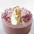 thumbnail image 6 of Wedding Cake Topper Cake Top Decorations Bride and Groom Figurines Decorative Desk Decoration Couple Statue for Celebrations, 6 of 9