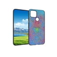 thumbnail image 1 of Mandala-Geometry-Triangles-Art-204 Phone Case, Degined for Google Pixel 5（2020） Case Men Women, Flexible Silicone Shockproof Case for Google Pixel 5（2020）, 1 of 1