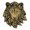 Lion, variant on Animals Wall Art Bust Animal Decor Statue Wall Mounted Hand Painted Mounted Decoration for Outdoor or Indoor Use - Leopard