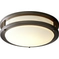 thumbnail image 4 of 10.5 Inch 8.4W 120V 1 Led Flush Mount-Satin Nickel Finish Oxygen Lighting 3-618-24, 4 of 6