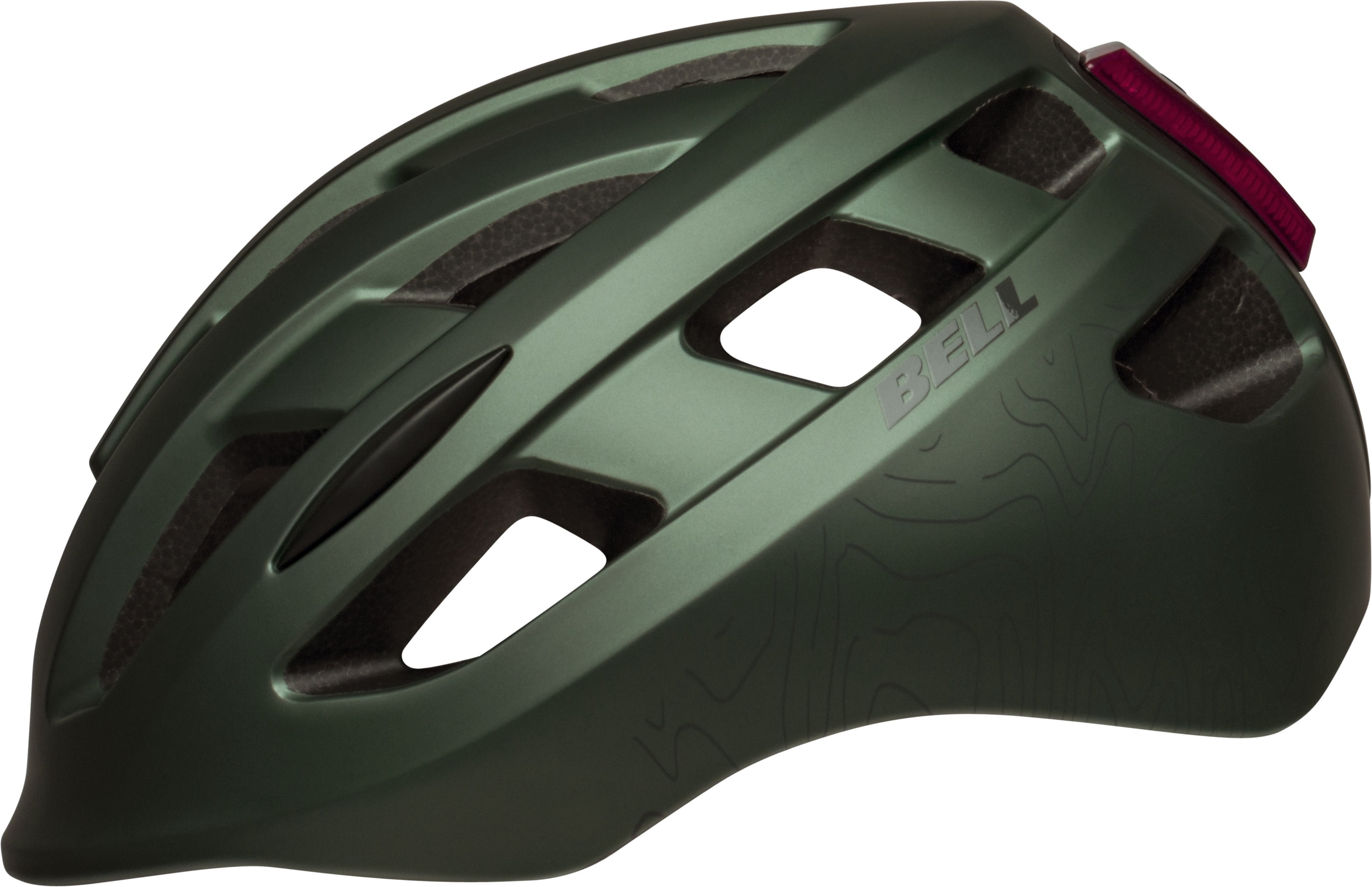 Bell Nixon Adult Bike Helmet, Moss Topography, 14+ (58-61 cm)
