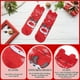 thumbnail image 4 of Par de Calcetines Navideños | Calcetines Navideños de Media Pantorrilla con Bonitos Dibujos Animados para Mujeres, Hombres y Niños | Nailon y Licra Cálidos y Transpirables | Colores Festivos: Rojo y, 4 of 6