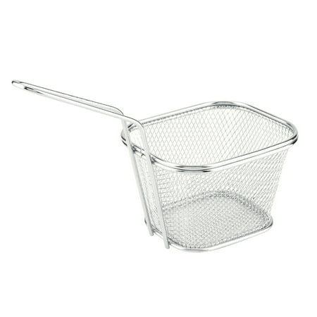 

Mini Frying Basket Fries Basket Hanging Handle Stainless Steel Frying Basket Chips Deep Fry Baskets Food Presentation Strainer For Cafe Restaurant Home Use