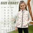 thumbnail image 7 of Uorisanigo Kids Fleece Full Zip Sleeveless Vest Puffy Jacket Fall Winter Warm Pink Cherry Axolotl Outwear Soft and Lightweight Stand Collar Puffer Vest for Boys and Girls, 7 of 7