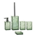 thumbnail image 4 of 5x Acrylic Bathroom Accessory Set Bathroom Decor for Bathroom Restroom Hotel Green, 4 of 8