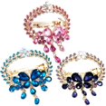 thumbnail image 1 of Pince à Cheveux Automatique Papillon: 3PCS Strass Français Barrette Accessoire de Cheveux, 1 of 10