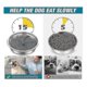 thumbnail image 4 of Comedero lento en espiral antiahogo para perros, inserto para plato de comida con ventosa antideslizante, antitragantamiento, color azul Hy, 4 of 4