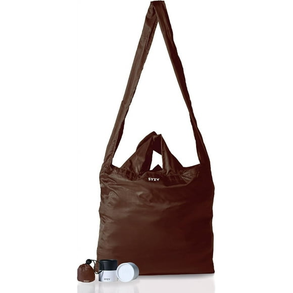 UTAH-World's Most Compact Travel Tote Bag Portable Shopping Beach Market Bag - Reusable Collapsible Stuffable