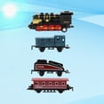 thumbnail image 3 of MasteelfCA 4 Pcs Voitures Jouets en Alliage Rétro Train à Vapeur Modèle à Rétrofriction Ensemble de Jouets pour Enfants Garçons Cadeaux (Noir), 3 of 7