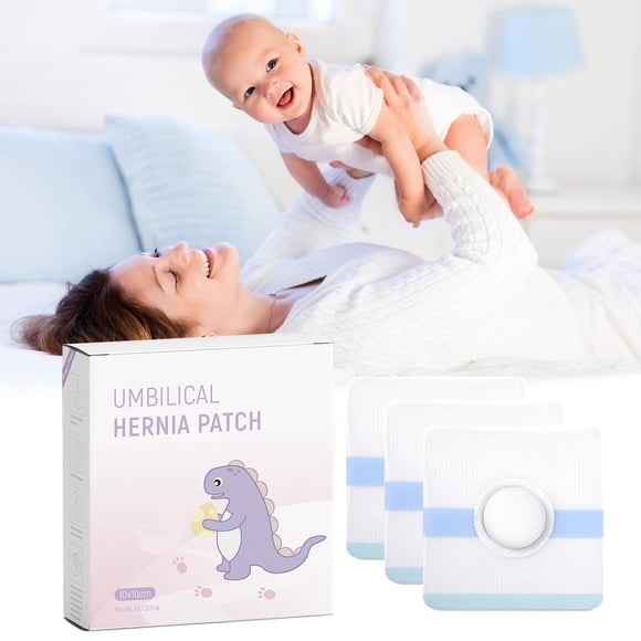 Parche Umbilical para Bebés para Hernia Umbilical 7 Unidades 10x10 cm
