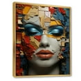 thumbnail image 2 of Designart "Cubist Woman in Glam Harmonious Elegance II" Fashion Floater Framed Canvas Print, 2 of 7