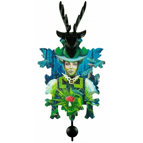 Fantasticlock Black Forest Clock with quartz movement and cuckoo chime TU 3401 PQ