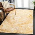 thumbnail image 2 of SAFAVIEH Marquee Georgiana Floral Area Rug, Yellow/Ivory, 6' x 6' Square, 2 of 8