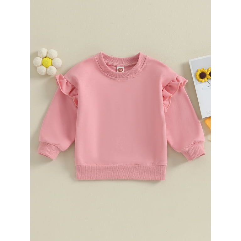 Casual Daily Ruffle O Neck Hoodies Casual Daily Ruffle O Neck Hoodies