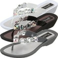 thumbnail image 5 of GRANDCO Women's "AB" Deluxe Thong Sandal, Color: Black, Size: 11 (27233E-BK-11), 5 of 6