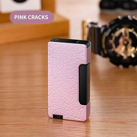 Refillable Butane Mini Lighter, Windproof Torch Flame with Adjustment, for BBQ Camping and Gifts