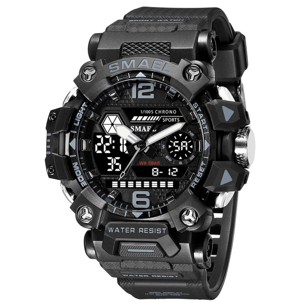 Reloj de aleación personalizado para hombre, reloj electrónico multifuncional resistente al agua para exteriores
