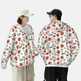 thumbnail image 6 of Kdxio Strawberries Print Women Men Sun Protection UPF 50+ Jackets Zip Up Long Sleeve Hoodie Hiking Lightweight with Pockets, 6 of 8