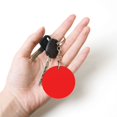 thumbnail image 5 of Naloa Red Print Round Keychain Keychain Key Ring, Key Tag, Key Chain Bulk for Gift Accessories (Round), 5 of 7