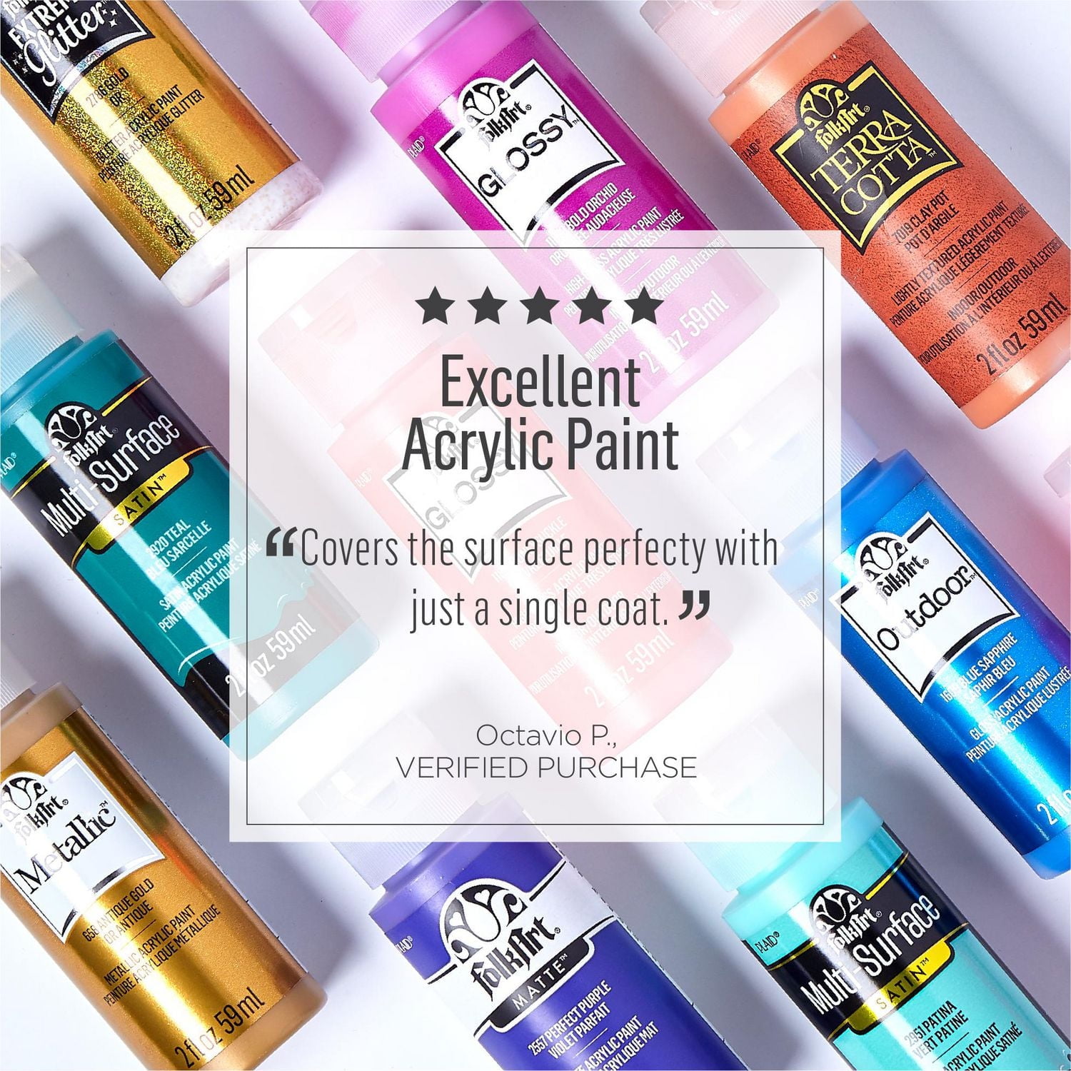 Peinture acrylique satinée multi-surfaces FolkArt Jaune lunaire Peinture Multi-Surfaces