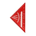 thumbnail image 1 of LOVIVER Outil de Menuiserie Carré en Alliage d'Aluminium pour Charpentier Machiniste Pouces Rouge, 1 of 8