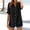 A1 Black, variant on linen tunic Button Down Shirts 3/4 Roll-Up Sleeve 3/4 Sleeve Peasant Blouses Roll Up Short Sleeve Floral Embroidered Boho Tops Fall Work Cruise Outfits 2026 Crew Neck Shirt Blue 2XL