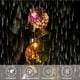 thumbnail image 1 of Lámpara Solar impermeable para exteriores, farol LED con forma de oliva, lámpara hueca de hierro forjado, lámpara Solar colgante, 1 of 8