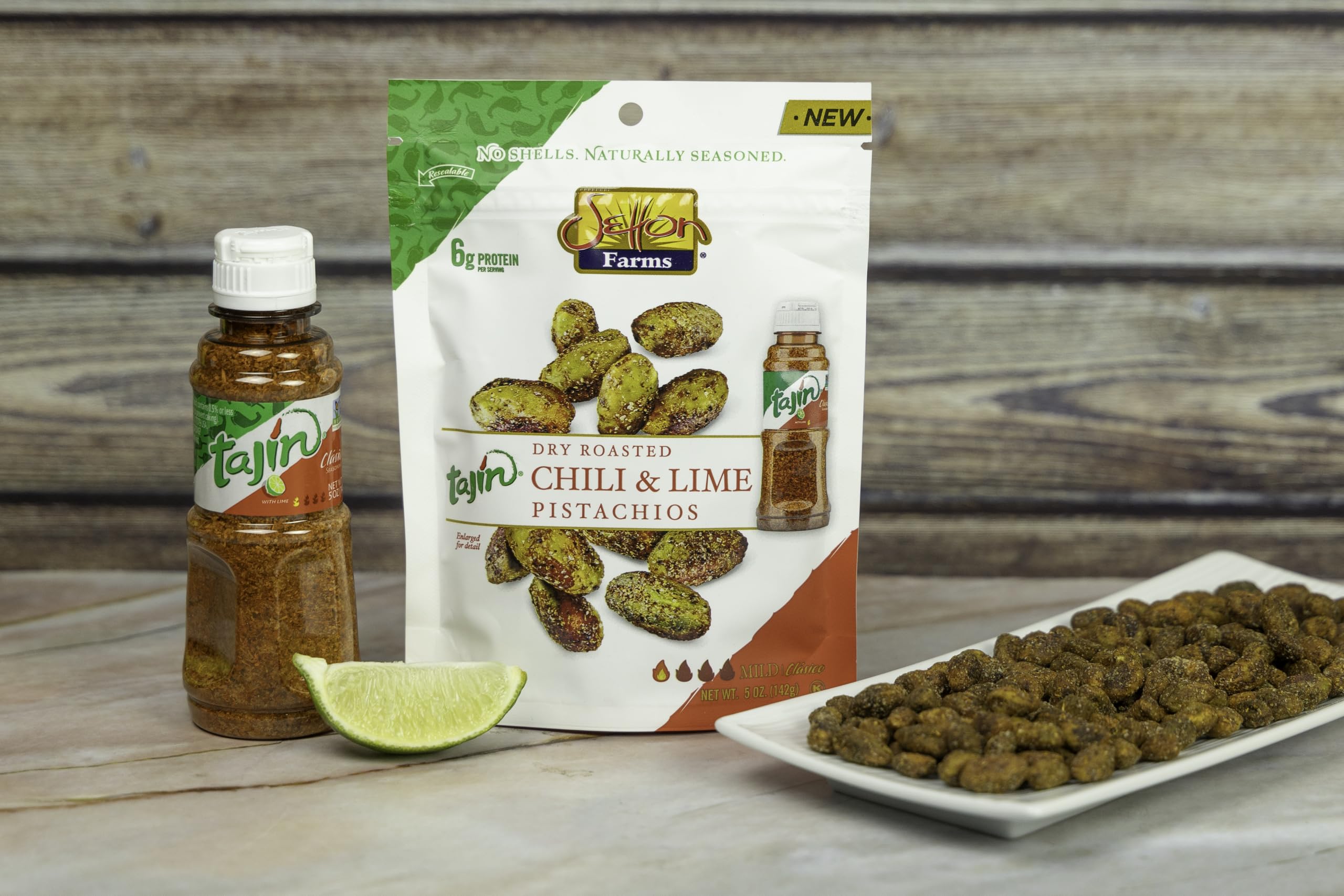 Tajin Seasoned Pistachio Kernels SE33 | No Shells | Tajin