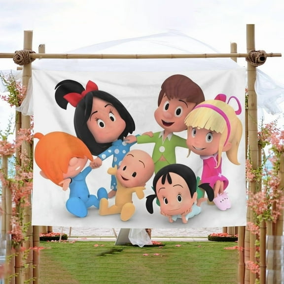 Cleo and Cuquin pattern wall hanging 50*60 inches high-quality peach skin velvet material classic and charming